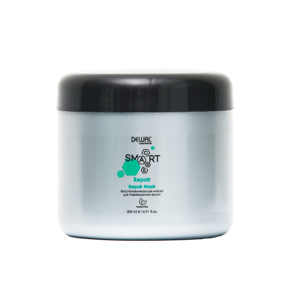 Dewal Cosmetics SMART CARE Repair Mask - Деваль Смарт Кэйр Маска восстанавливающая для поврежденных волос, 500 мл -
Dewal Cosmetics SMART CARE Repair Mask - Деваль Смарт Кэйр Маска восстанавливающая для поврежденных волос, 500 мл -