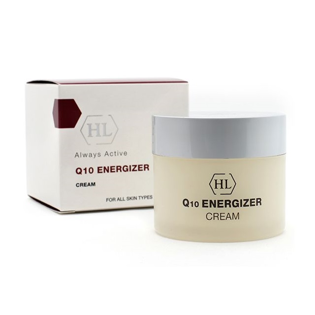 Holy Land Q10 Coenzyme Energizer Cream - Холи Ленд Коэнзим Энерджайзер Крем для всех типов кожи лица, 50 мл -
Holy Land Q10 Coenzyme Energizer Cream - Холи Ленд Коэнзим Энерджайзер Крем для всех типов кожи лица, 50 мл -