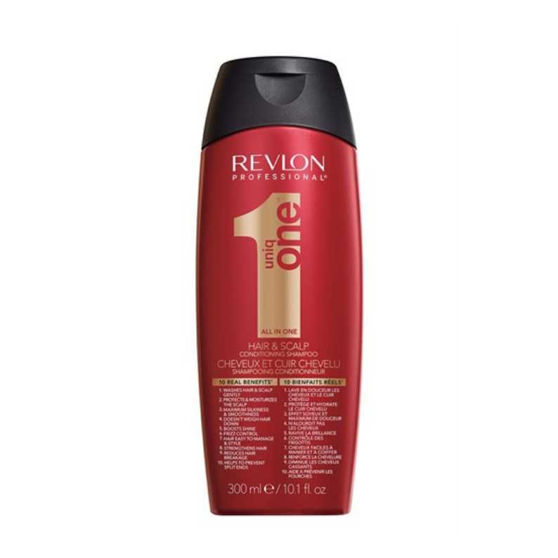 Revlon Uniq One - Ревлон Юник Уан Кондиционирующий шампунь для волос, 300 мл -
Revlon Uniq One - Ревлон Юник Уан Кондиционирующий шампунь для волос, 300 мл -