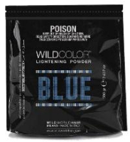 Фото Wild Color Powder Blue - Вайлд Колор Пудра для осветления волос голубая, 500 гр
