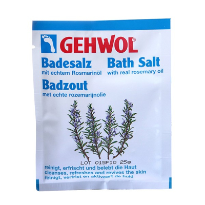 Фото Gehwol Bath Salt - Геволь Соль для ванны с розмарином 1 пакетик, 25 г