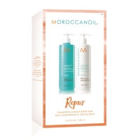 Фото Moroccanoil Moisture Repair  - Мороканойл Мойсчер Репейр Набор "Восстановление" Шампунь + Кондиционер, 500+500 мл