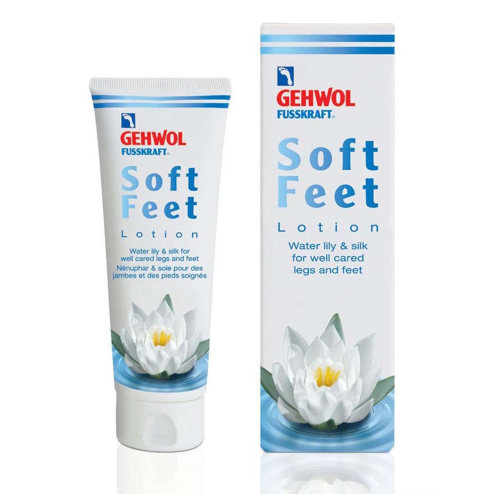 

Gehwol Fusskraft Soft Feet Lotion - Геволь Фусскрафт лосьон "Водяная лилия и шелк", 125 мл -