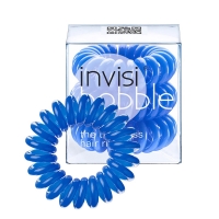 Фото Invisibobble Navy Blue - Инвизибабл Резинка-браслет для волос синяя, 3 шт/уп