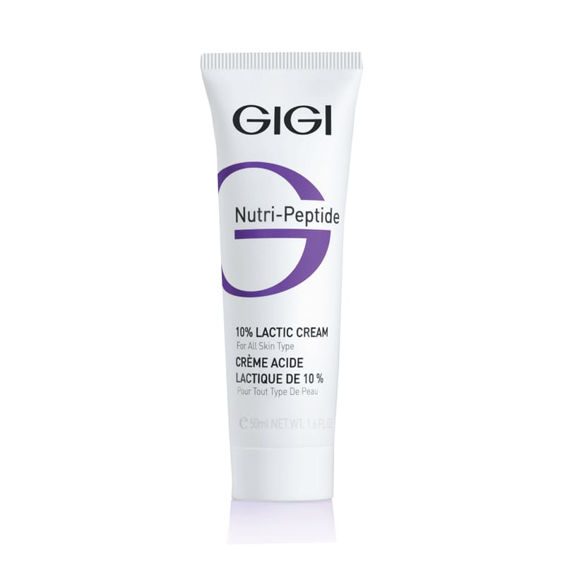 Gigi Nutri-Peptide Lactic cream - Джиджи Нутри-Пептид Лактик Крем пептидный увлажняющий для жирной и проблемной кожи с 10% молочной кислотой, 50 мл -