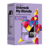 Фото Matrix Total Results Unbreak My Blonde - Матрикс Тотал Резалтс Набор Укрепляющий для осветлённых волос, 600 мл