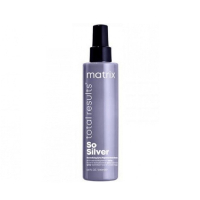 Фото Matrix Total Results So Silver  - Матрикс Соу Сильвер Спрей-кондиционер для осветленных волос несмываемый 10 в 1, 200 мл 