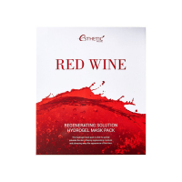 Фото Esthetic House Red WineHydrogel Mask Pack - Эстетик Хаус Набор Маска для лица гидрогелевая Красное вино, 5 шт