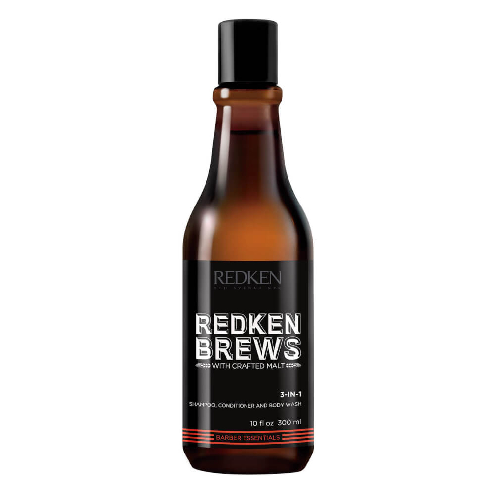 

Redken Brews 3-in-1 - Редкен Брюс 3 в 1 Шампунь, кондиционер и гель для душа, 300 мл -