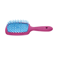 Фото Janeke Superbrush - Янеке Щётка для волос малая двухцветная (фуксия, синий), 17,5x7x3 см