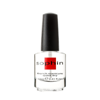 Фото Sophin French Manicure Quick Dry - Софин Закрепитель лака кристальный с эффектом сушки, 12 мл