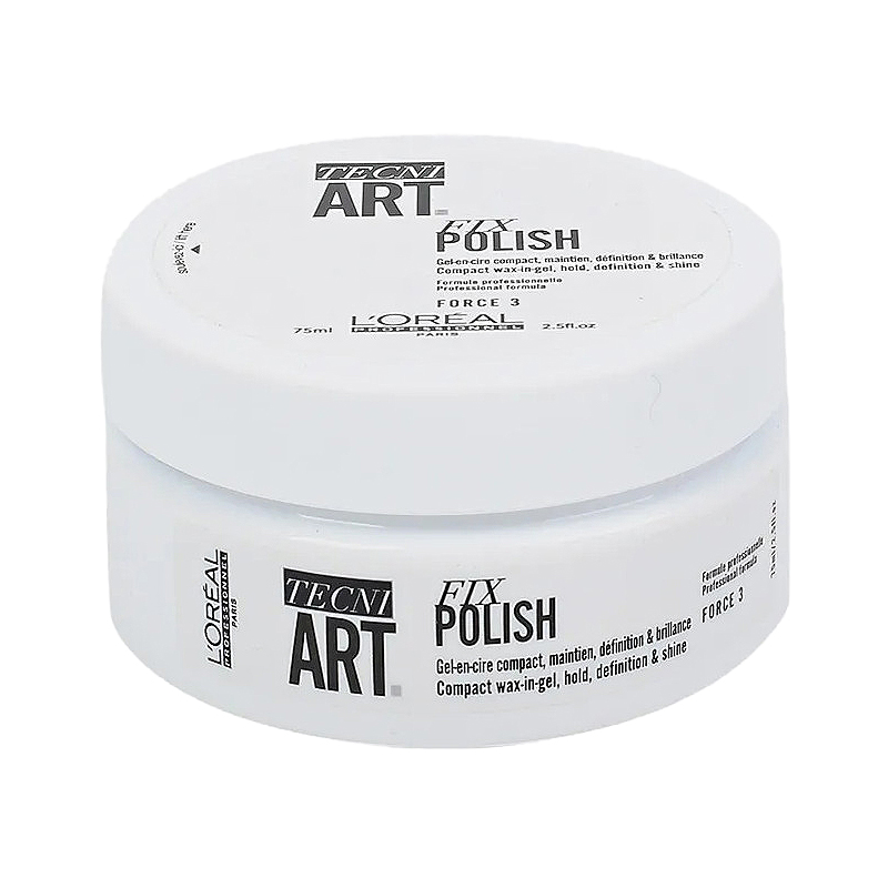 

Loreal Professionnel Tecni.Art Fix Polish - Лореаль Текни.Арт Фикс Полиш Гель-воск для блеска и фиксации волос, 75 мл -