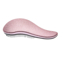 Фото Dewal Professional Beauty - Деваль Бьюти Щетка массажная для легкого расчесывания волос большая с ручкой розово-черная, DBT-10