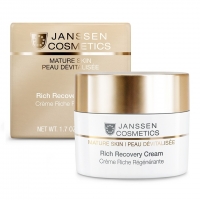 Фото Janssen Cosmetics Mature Skin Rich Recovery Cream - Янссен Обогащенный anti-age регенерирующий крем с комплексом Cellular Regeneration, 50 мл