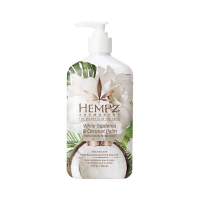 Фото Hempz White Gardenia & Coconut Palm Herbal Body Wash - Хэмпз Гель для душа "Белая гардения и кокос", 500 мл