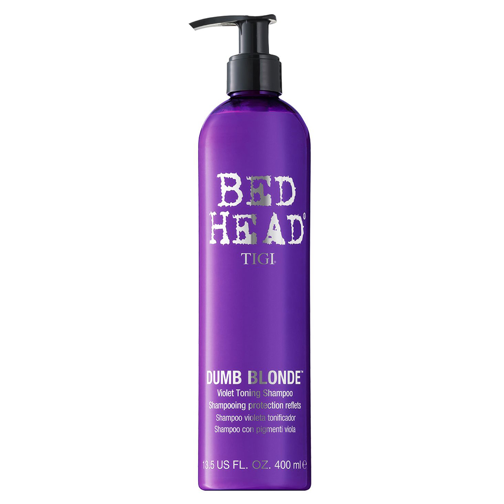 

TIGI Bed Head Dumb Blonde - Тиджи Бэд Хэд Дамб Блонд Шампунь-корректор цвета для блондинок, 400 мл -