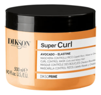 Фото Dikson DIKSOPRIME SUPER CURL Definition mask - Диксон Маска для кудрявых и для вьющихся волос с экстрактом авокадо и эластином, 500 мл
