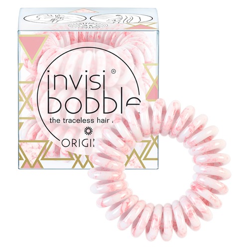 

Invisibobble Original Pinkerbell - Инвизибабл Ориджинал Резинка-браслет мраморно-розовая, 3 шт/уп -