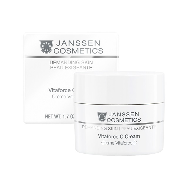Janssen Demanding Skin Vitaforce C Cream - Янссен Регенерирующий крем с витамином С, 50 мл -