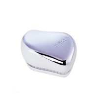 Фото Tangle Teezer Compact Styler Mirror Blue - Тангл Тизер Расчёска с зеркалом (хромированный голубой)