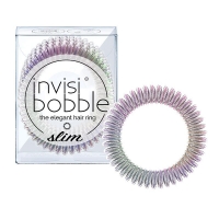 Фото Invisibobble Slim Vanity Fairy - Инвизибабл Слим Резинка-браслет для волос мерцающий радужный, 3 шт/уп
