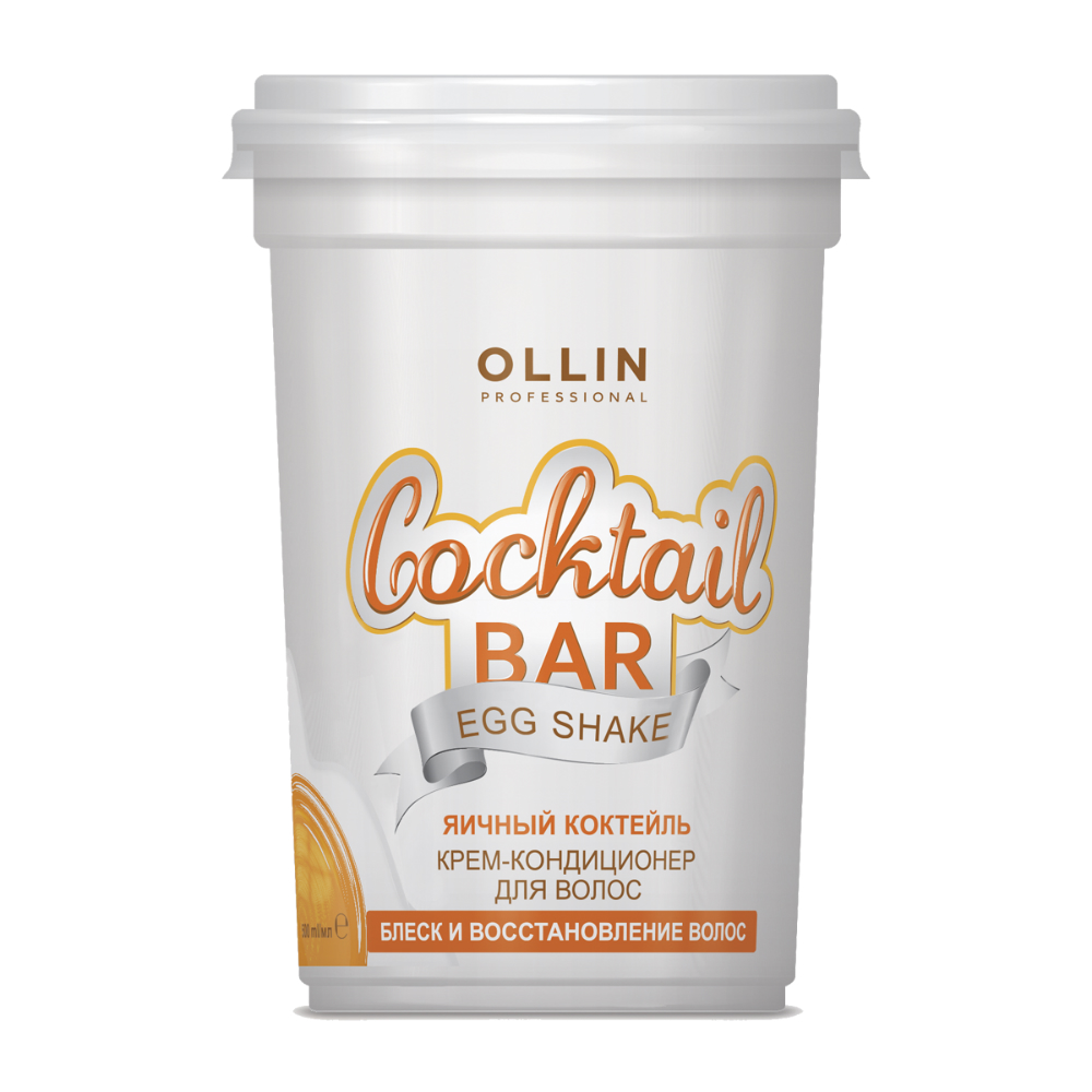 

Ollin Cocktail Bar - Оллин Коктейль Бар Крем-кондиционер для восстановления волос "Яичный коктейль", 500 мл -