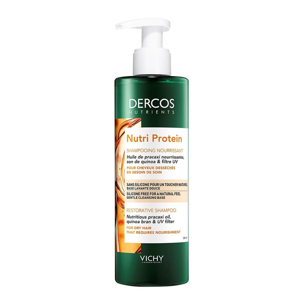 

Vichy Dercos Nutrients Nutry Protein - Виши Деркос Нутриентс Нутри Протеин Восстанавливающий шампунь для секущихся и поврежденных волос, 250 мл -