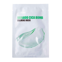 Фото Medi-Peel Bamboo Cica Bomb Calming Mask - Меди Пил Маска для чувствительной кожи с центеллой и бамбуком, 25 мл