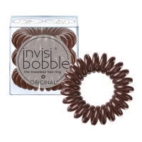 Фото Invisibobble Original Pretzel Brown -  Инвизибабл Ориджинал Резинка-браслет для волос коричневая, 3 шт/уп