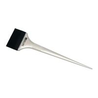 Фото Dewal Professional - Деваль Кисть-лопатка для окрашивания силиконовая, чёрная с белой ручкой, широкая, 54 мм., JPP144 