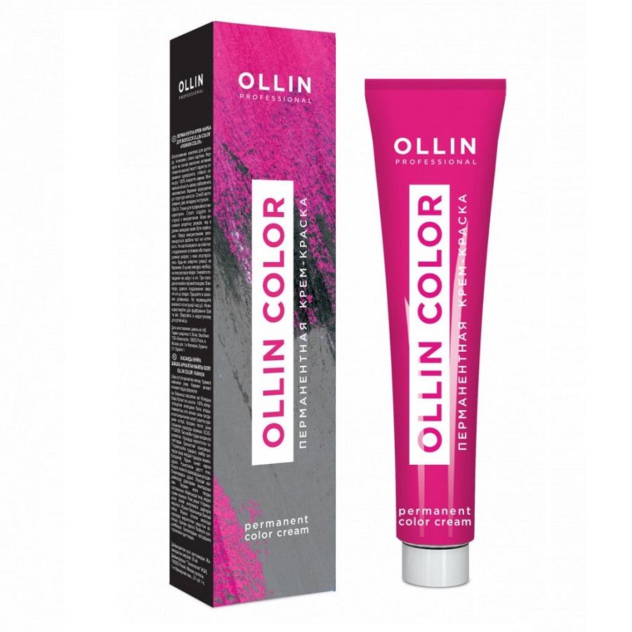 

Ollin Color - Оллин Колор Стойкая крем-краска для волос, 100 мл - OLLIN COLOR 2/0 черный