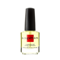 Фото Sophin Cuticle Oil With Lemon Scent - Софин Масло для оздоровления ногтевой пластины и кутикулы с экстрактом лимона, 12 мл
