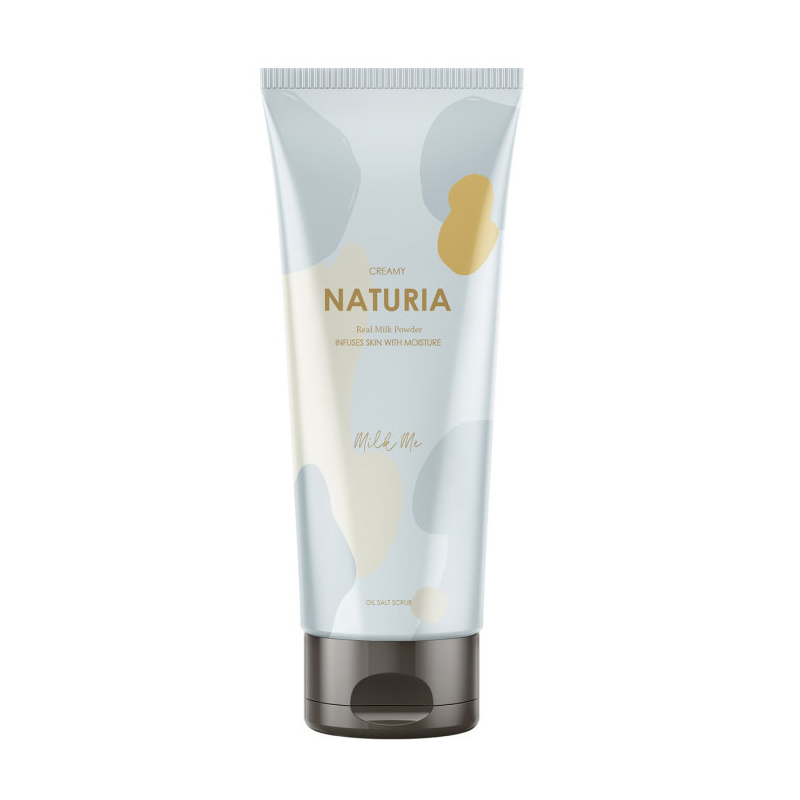 

Naturia Creamy Oil Salt Scrub Milk Me - Натуриа Солевой скраб для тела Молочный, 250 гр -