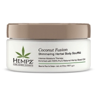 Фото Hempz Coconut Fusion Energizing Herbal - Хэмпз Суфле для тела с Мерцающим Эффектом, 227 г
