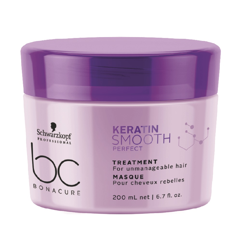 

Schwarzkopf Professional Bonacure Keratin Smooth Perfect Treatment - Шварцкопф Маска с кератином "Идеальная гладкость", 200 мл -