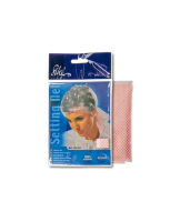 Фото  Sibel Setting Net - Сибл сеточка-косынка для бигуди розовая 1 шт 1142823-06