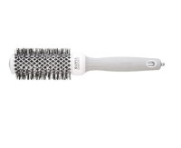 Фото Olivia Garden EXPERT BLOWOUT SHINE White&Grey - Оливия Гарден Термобрашинг с керамическим покрытием + ион для укладки волос, 35 мм