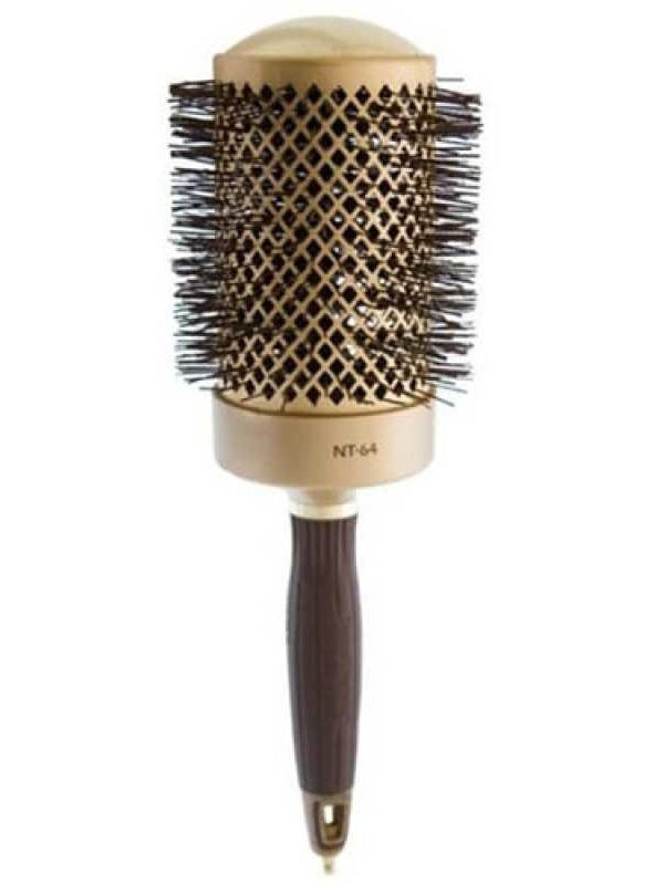 

Olivia Garden NanoThermic - Оливия Гарден НаноТермик Термобрашинг для укладки волос керамический + ион 64 мм -