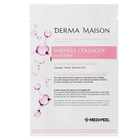 Фото Medi-Peel Derma Maison Wrinkle Collagen Facial Mask - Меди Пил Антивозрастная ампульная маска с лифтинг эффектом, 23 мл
