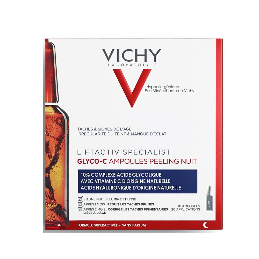 

Vichy LiftActiv Specialist Glyko-C - Виши ЛифтАктив Глико-Ц Сыворотка-пилинг ночного действия в ампулах, 10 шт -