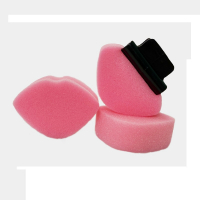 Фото 4340131-2 Sibel - Сибл Комплект розовых губок для химии с держателем, 3 шт/уп