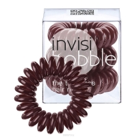 Фото Invisibobble Chocolate Brown - Инвизибабл Резинка-браслет для волос коричневая, 3 шт/уп