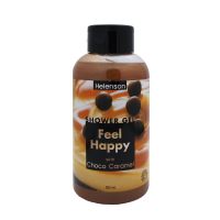 Фото Helenson Shower Gel Feel Happy (Choco Caramel) - Хеленсон Гель для душа Ощути Счастье (Шоколад и Карамель), 500 мл