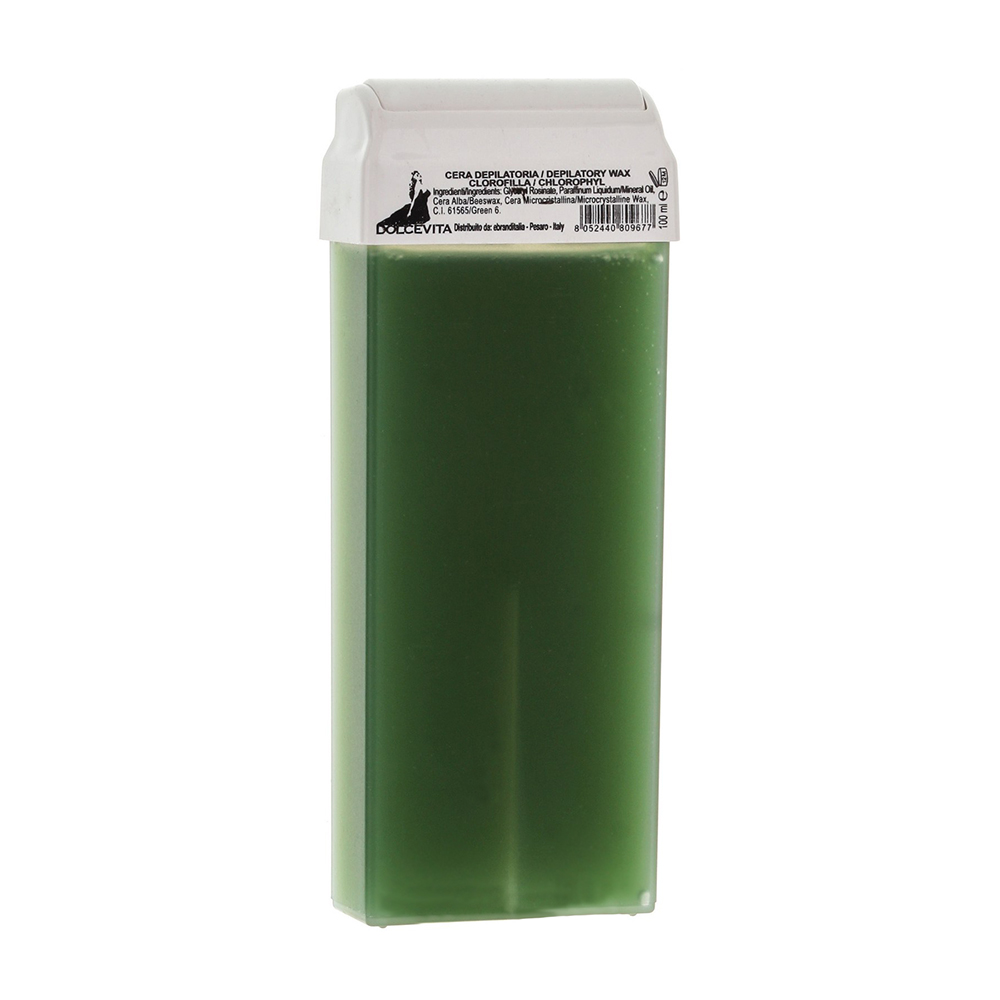 Dolce Vita - Дольче Вита Воск в картридже Зеленый для всех типов кожи и средних по толщине волос, 100 мл -