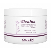 Фото Ollin Bionika Anti Hair Loss Intensive Mask - Оллин Бионика Интенсивная маска против выпадения волос, 450 мл