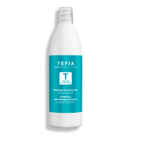 Фото Tefia Treats by Nature Shampoo for Frizzy Hair with Green Apple Extract- Тефия Тритс Бай Нэйча Шампунь для вьющихся волос с экстрактом зеленого яблока, 1000 мл