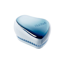 Фото Tangle Teezer Compact Styler Sky Blue Delight Chrome - Тангл Тизер Расчёска для всех типов волос (голубой хром)