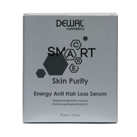 Фото Dewal Cosmetics SMART CARE Skin Purity Energy Anti Hair Loss Serum - Деваль Смарт Кэйр Скин Пьюрити Лосьон энергетический против выпадения волос, 12 шт*10 мл