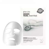 Фото 3W CLINIC ESSENTIAL UP PEARL SHEET MASK - Тканевая маска для лица с жемчугом, 25 мл