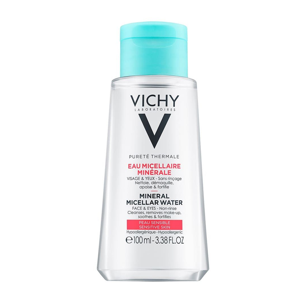 Vichy Purete Thermale Mineral Micellar Water - Виши Пюрейт Термал Мицеллярная вода с минералами для чувствительной кожи, 100 мл  -